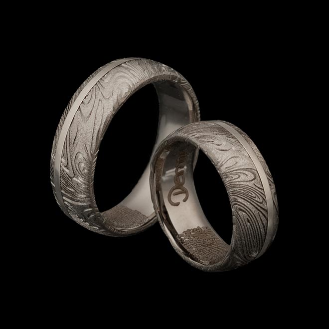 Trauringe Rhea's Ring + Silver Inlay